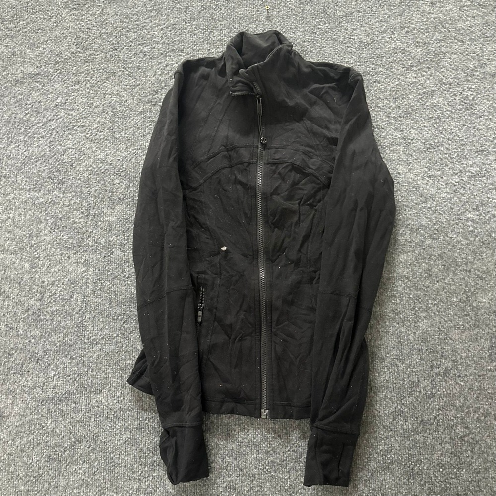 Lululemon Define Jacket Womens Size 4 Black Full Zip Athletic Yoga Workout Layer
